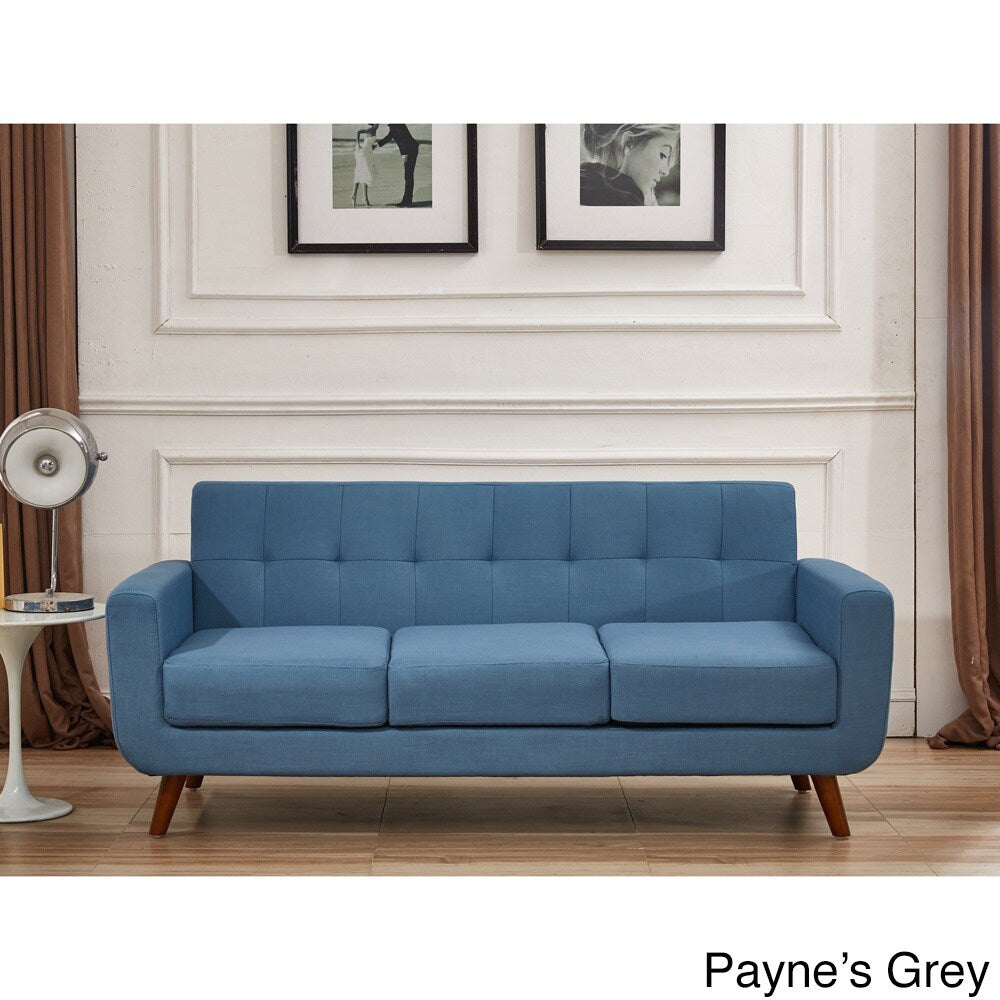 Linen Upholstered Tufted Sofa B100978