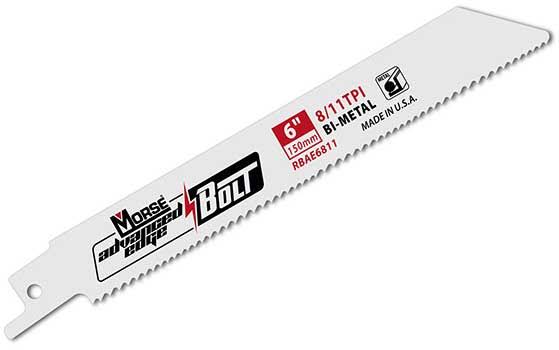50 Blades/Pkg Reciprocating Saw Blade 6x3/4x.050 15/21 TPI W89532