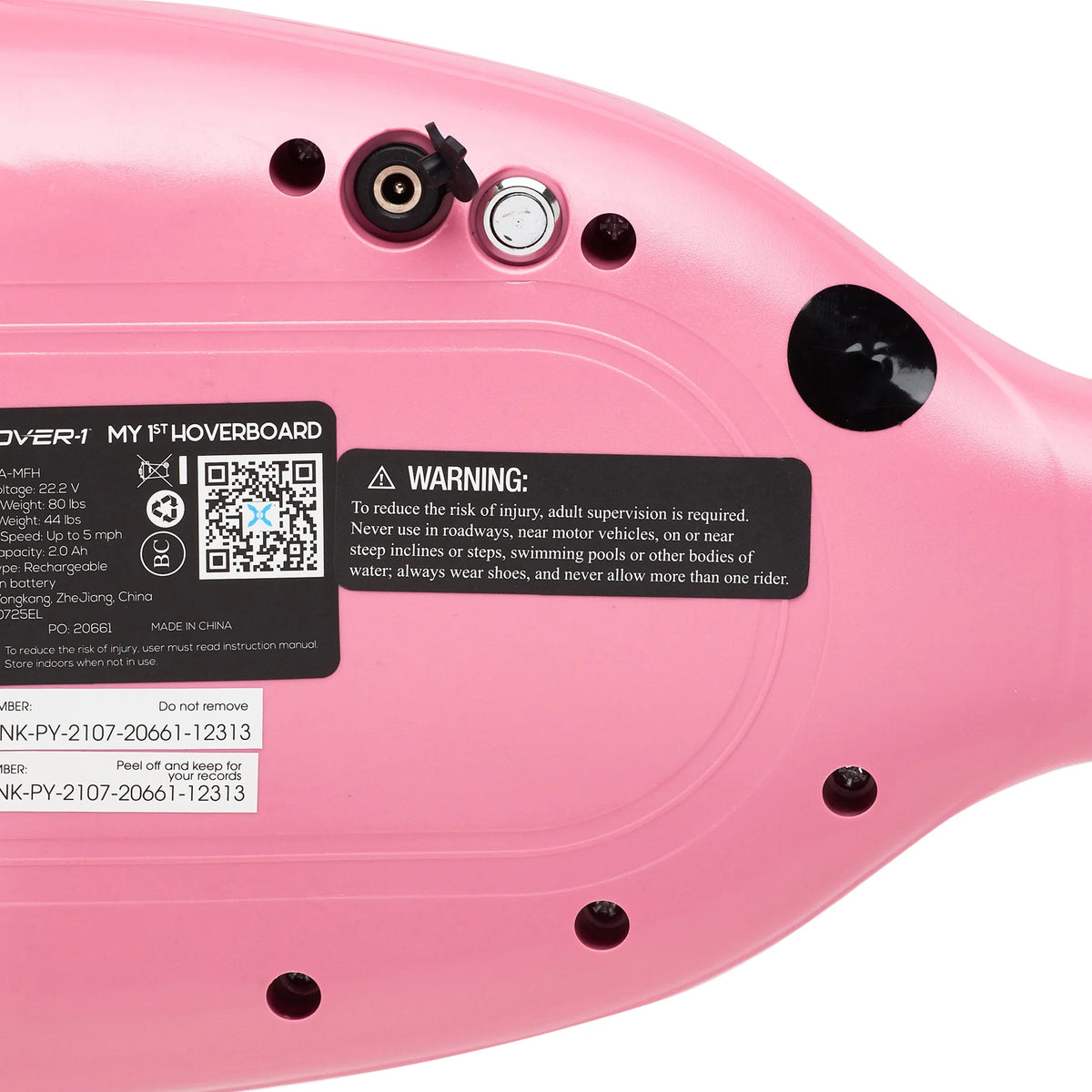 Pink Kids Hoverboard with LED Headlights E8903