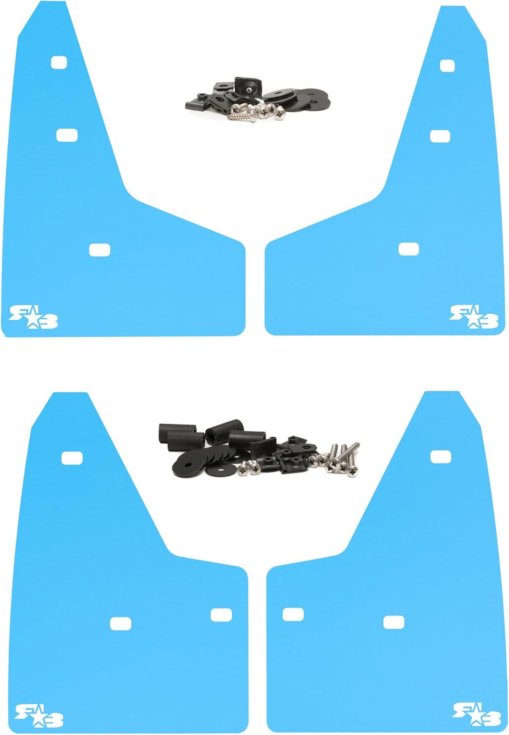 Black Mud Flaps Set of 4 G18199
