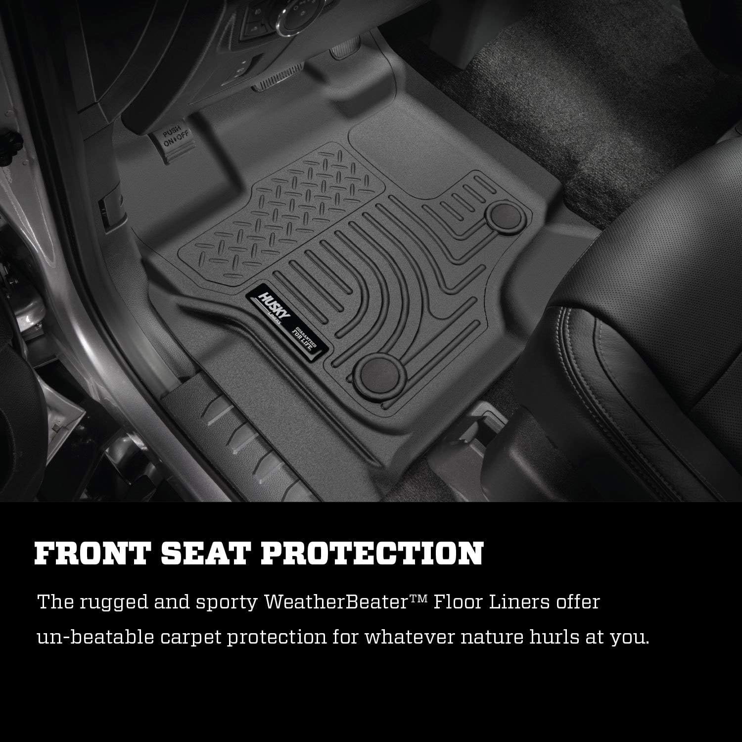 Black Front Floor Liners 2 Pcs A219179