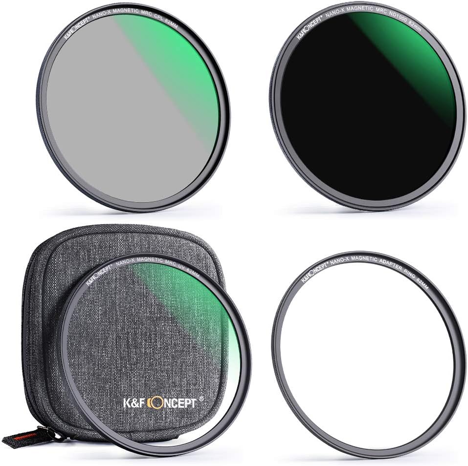 82mm Magnetic Lens Filter Kit MCUV CPL Neutral Density ND1000 Multi-Coated Optical Glass Z545