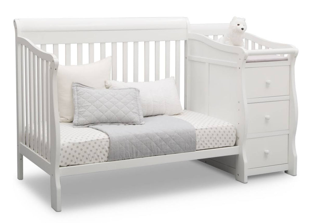 Convertible Crib N Changer Bianca White E401337