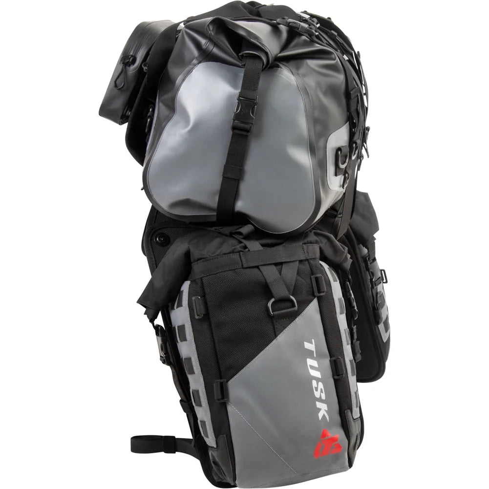 Rackless Luggage System with Medium Dry Duffel Tail Bag Standard Heat Shield O4221