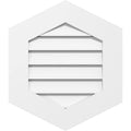 Vertical Peaked Surface Mount PVC Gable Vent V867929