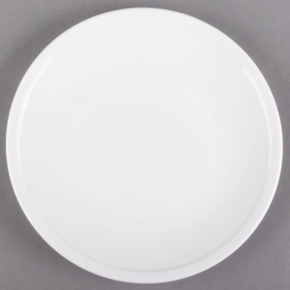 Alpine White Porcelain Coupe Plate - 36/Case B10280