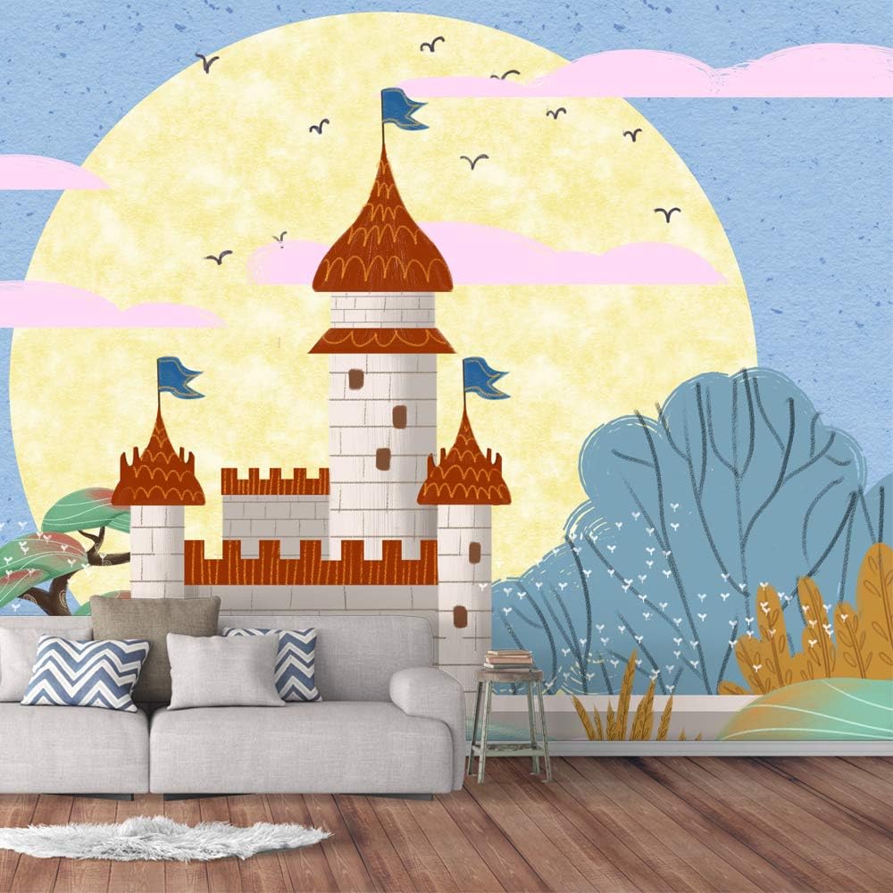 Dream Castle Large Removable Wallpaper Wall Stickers - 66x96 inches I957