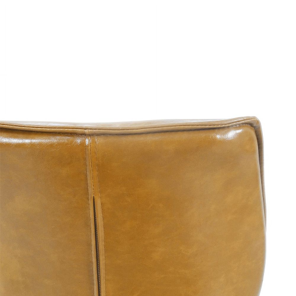 Brown PU Cushion Seat Back Side Chair, Set of 2 K3223