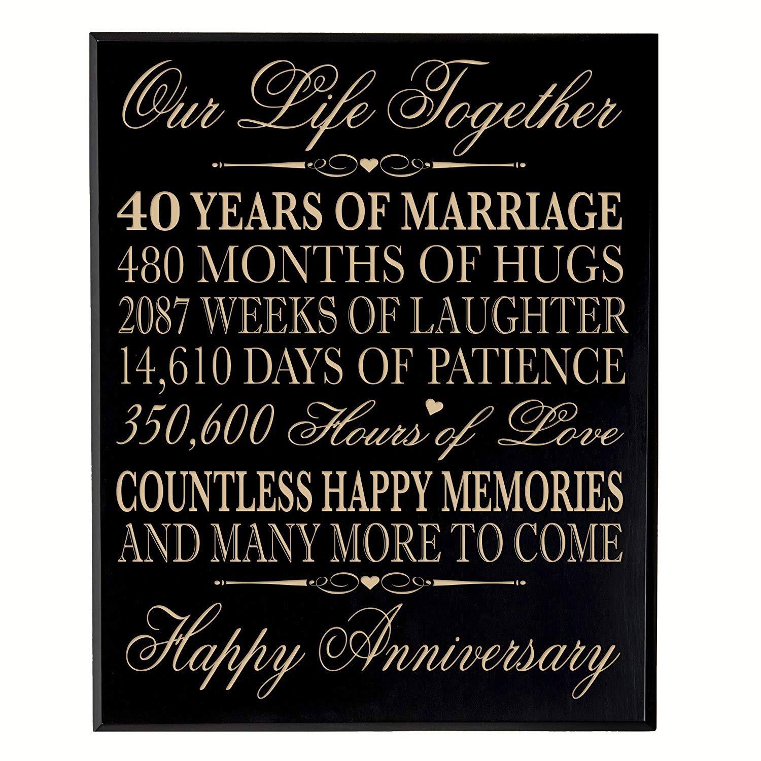 Black Wall Plaque W107002