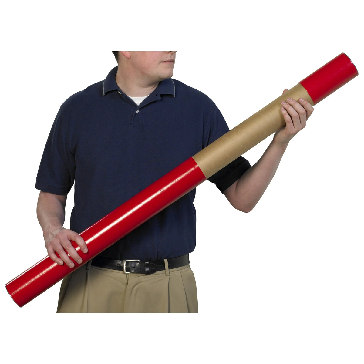 Telescoping Tubes 3" x 36" Red 24/Case O50847