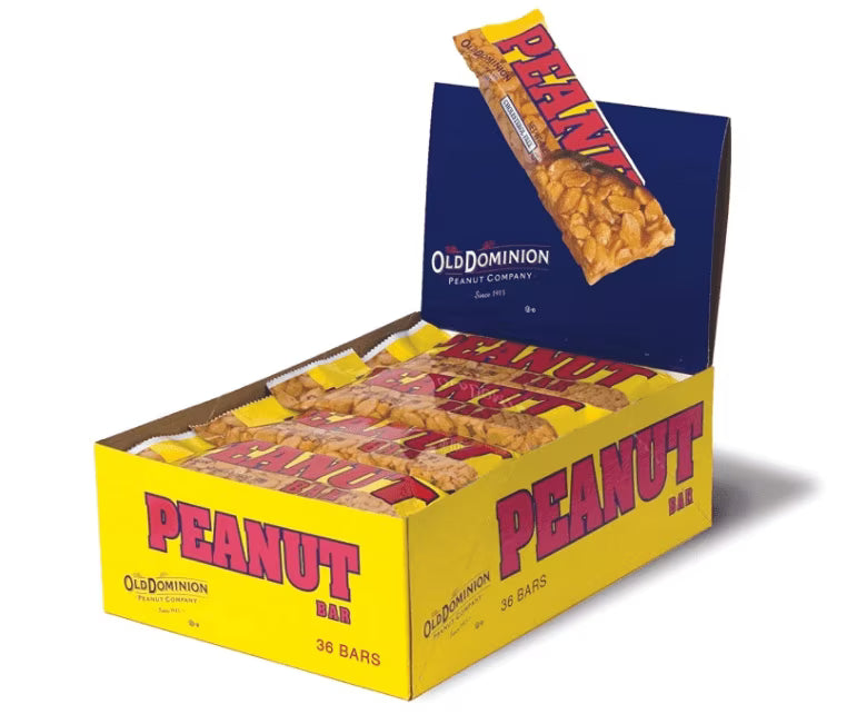 Peanut Block Bar, 1.65 Ounce - 36 Count Display Box D976