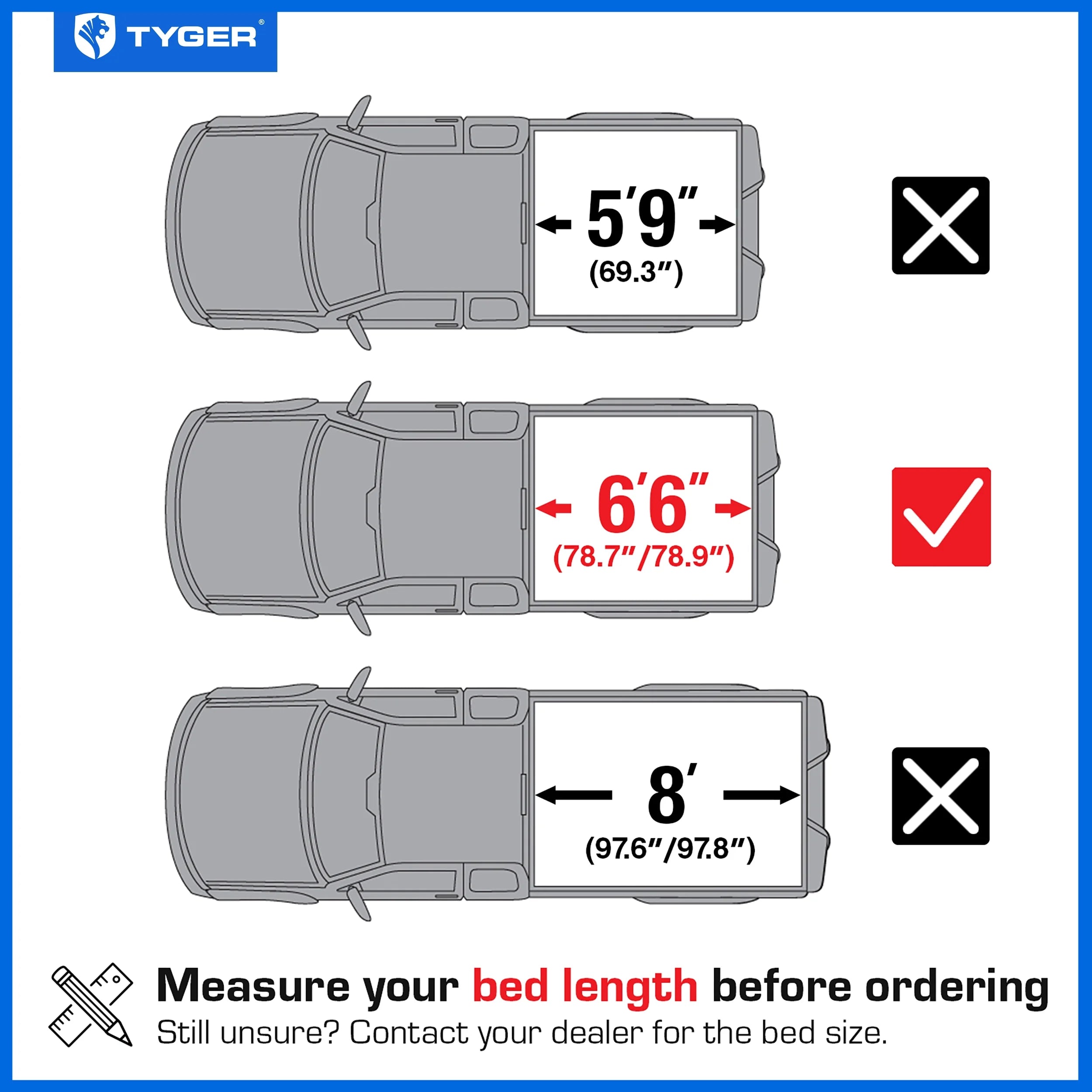 Soft Roll-up Truck Bed Tonneau Cover for 2020-2024 Chevy Silverado GMC Sierra 2500 3500HD 6'10" (82") Bed K7300