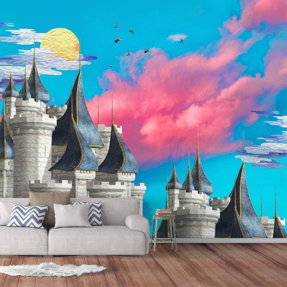 Dream Castle Large Removable Wallpaper Wall Stickers - 66x96 inches I957