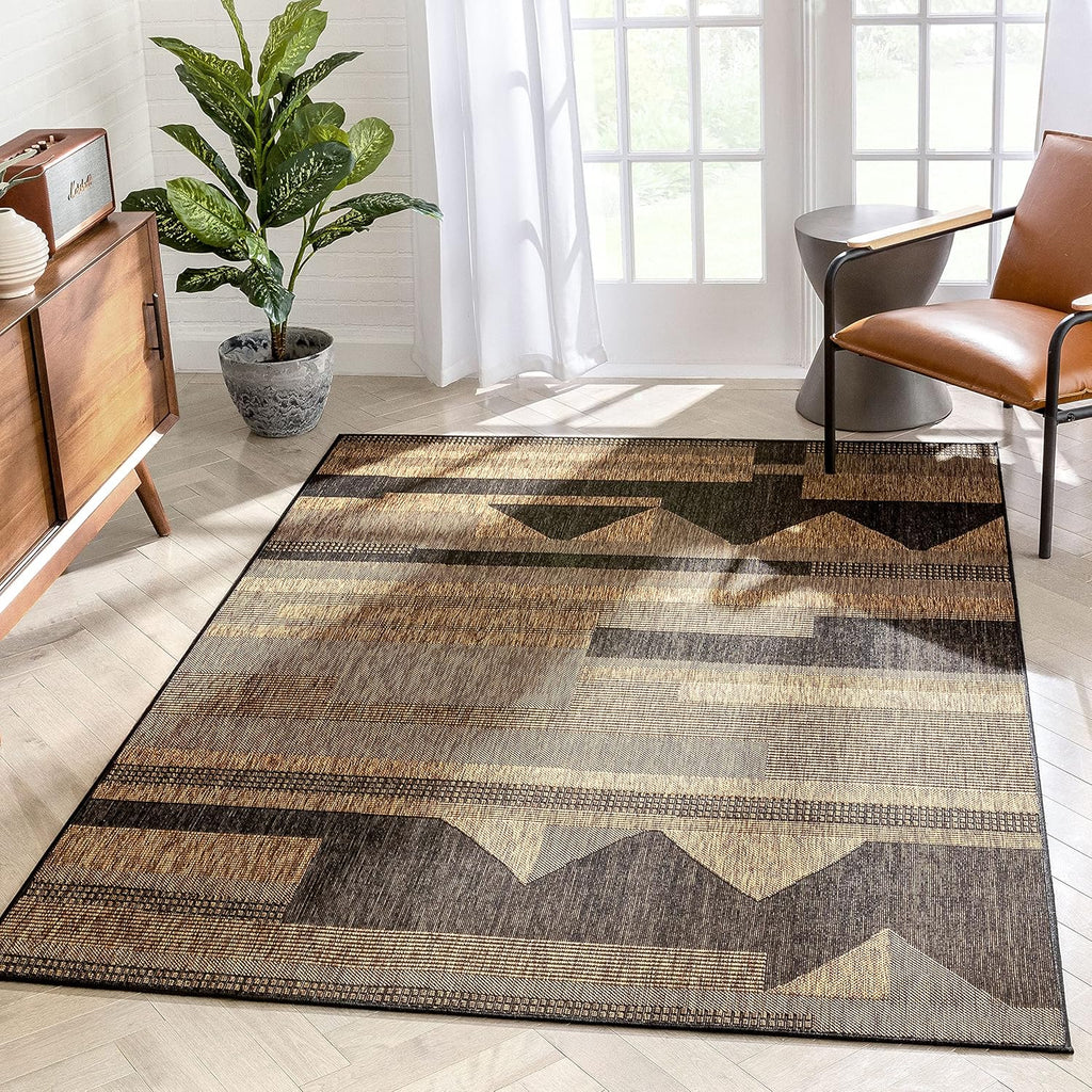 Tribal Moroccan Natural Area Rug P6019