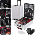 Aluminum Trolley Case Silver Tool Set V248