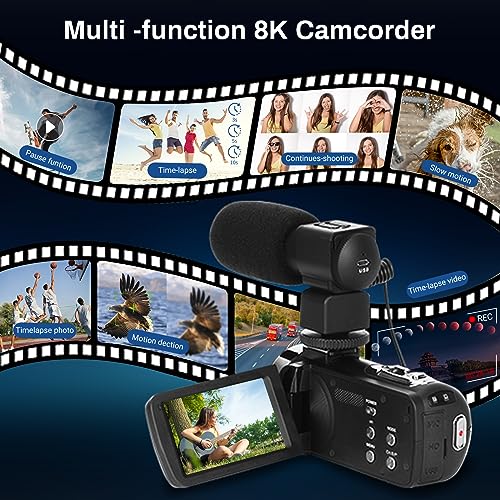 48MP 18X Digital Zoom Camcorder with IR Night Vision L918442