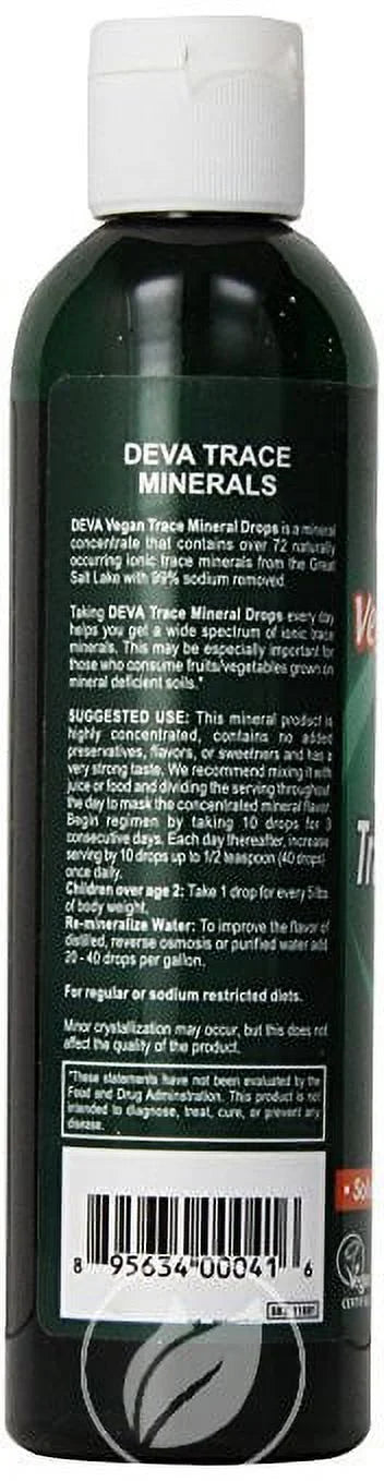 (3 Pack) Vegan Trace Mineral Drops 8oz U45765