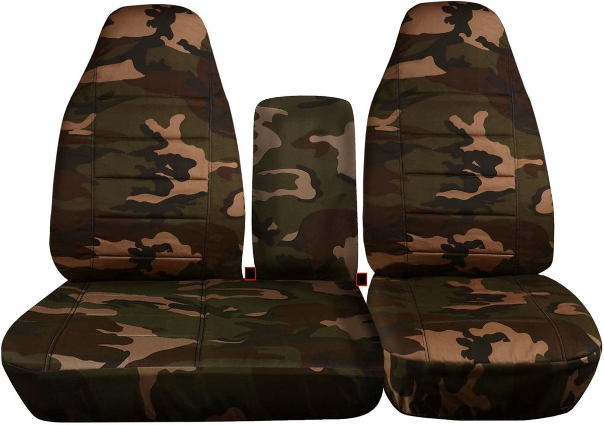 Camo Truck Seat Covers Gray P387088