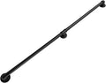 Black Galvanized Pipe Staircase Wall Handrail 5FT U159708