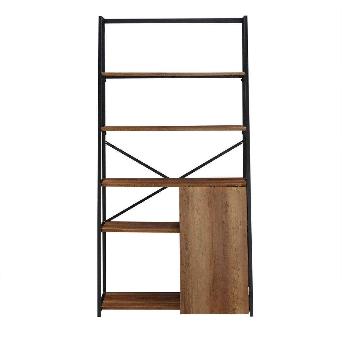 Folding Desk with Bookcase F8978