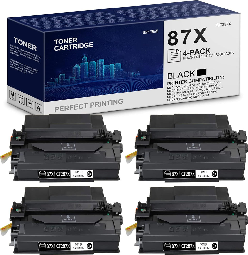 4 Pack Black Toner Cartridge D7397