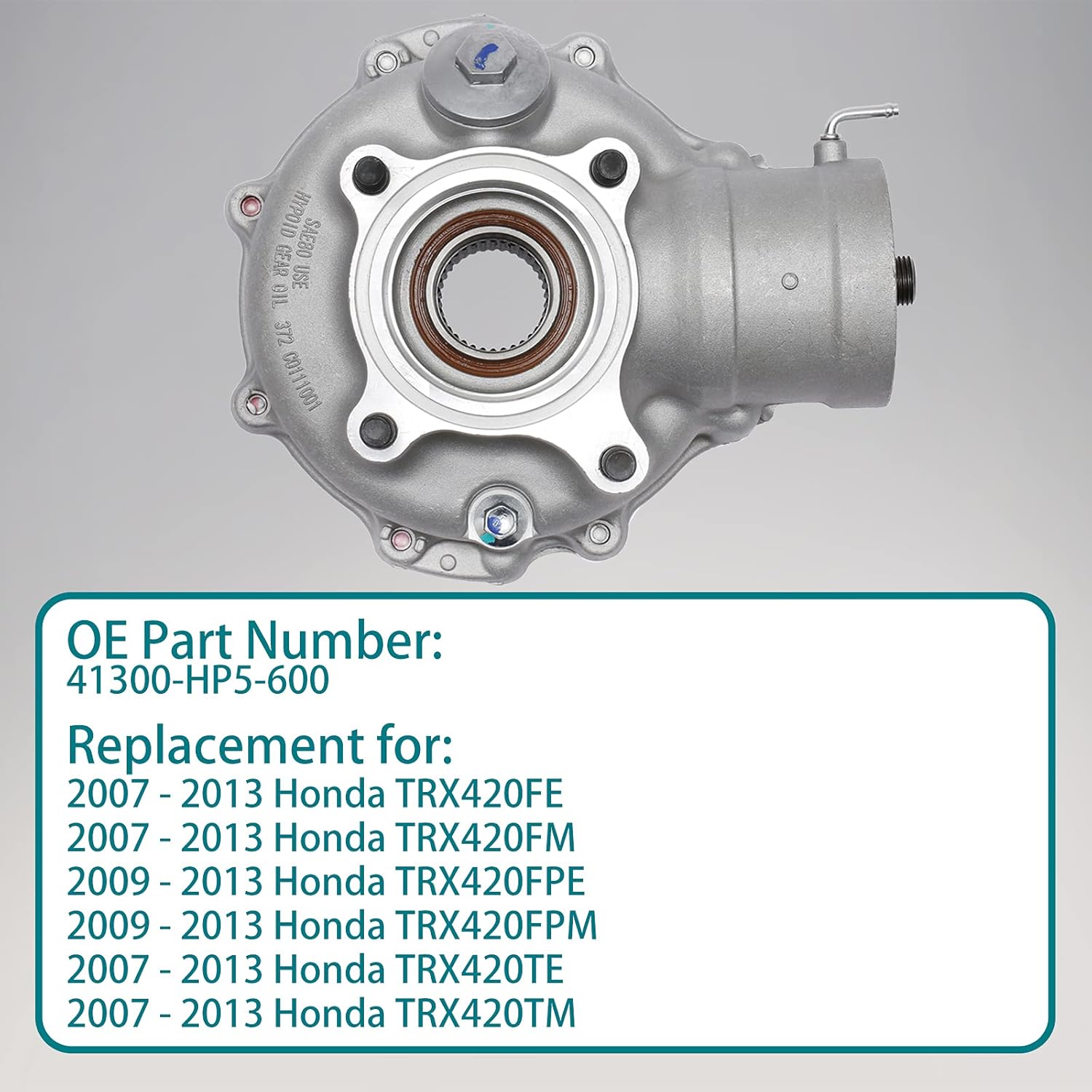 Rear Final Gear Differential Assembly for 2007-2013 Honda TRX420 Z6688