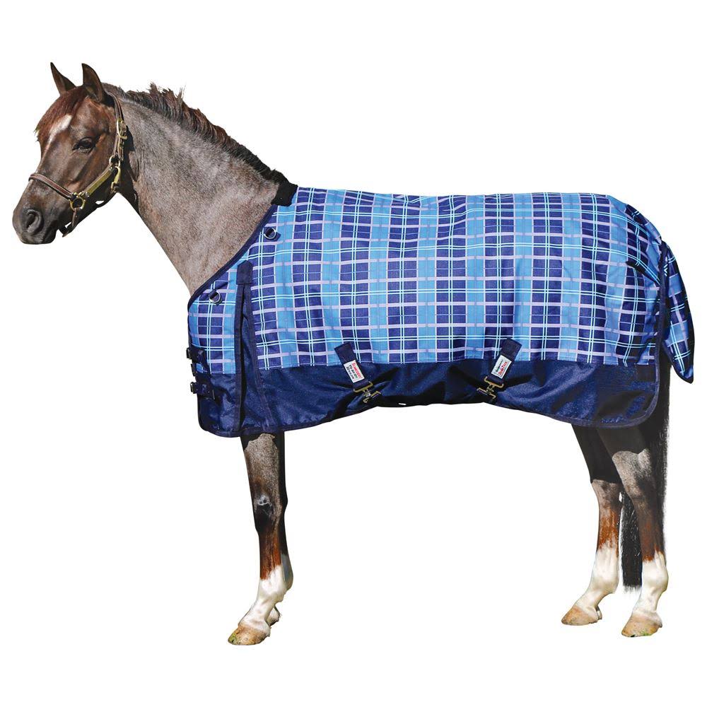 Blue Plaid Heavyweight Turnout J689739