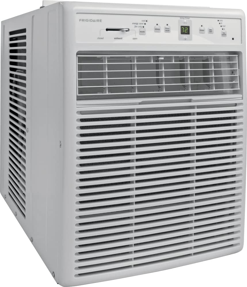 White 8,000 BTU Window-Mounted Slider Casement Air Conditioner I40127