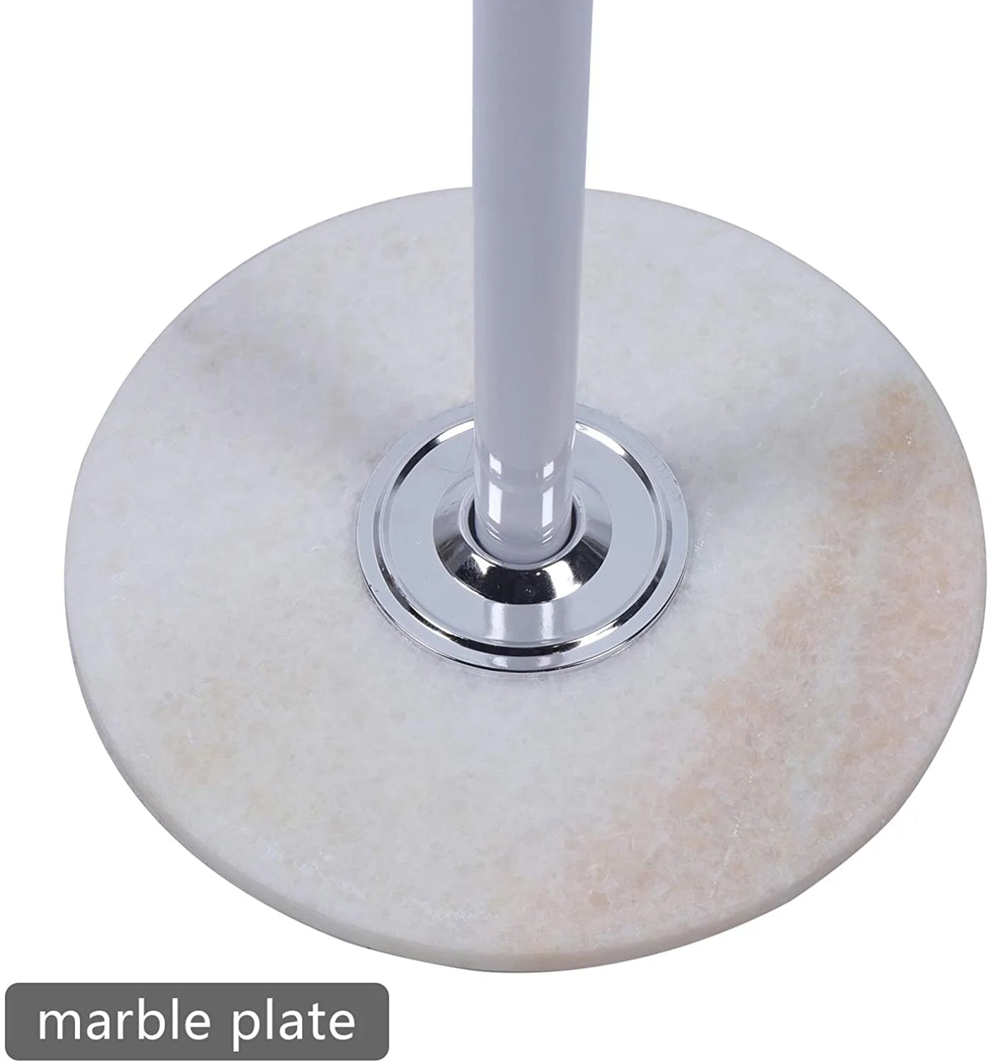 Metal Coat Tree with 16 Hooks and Marble Base N95365
