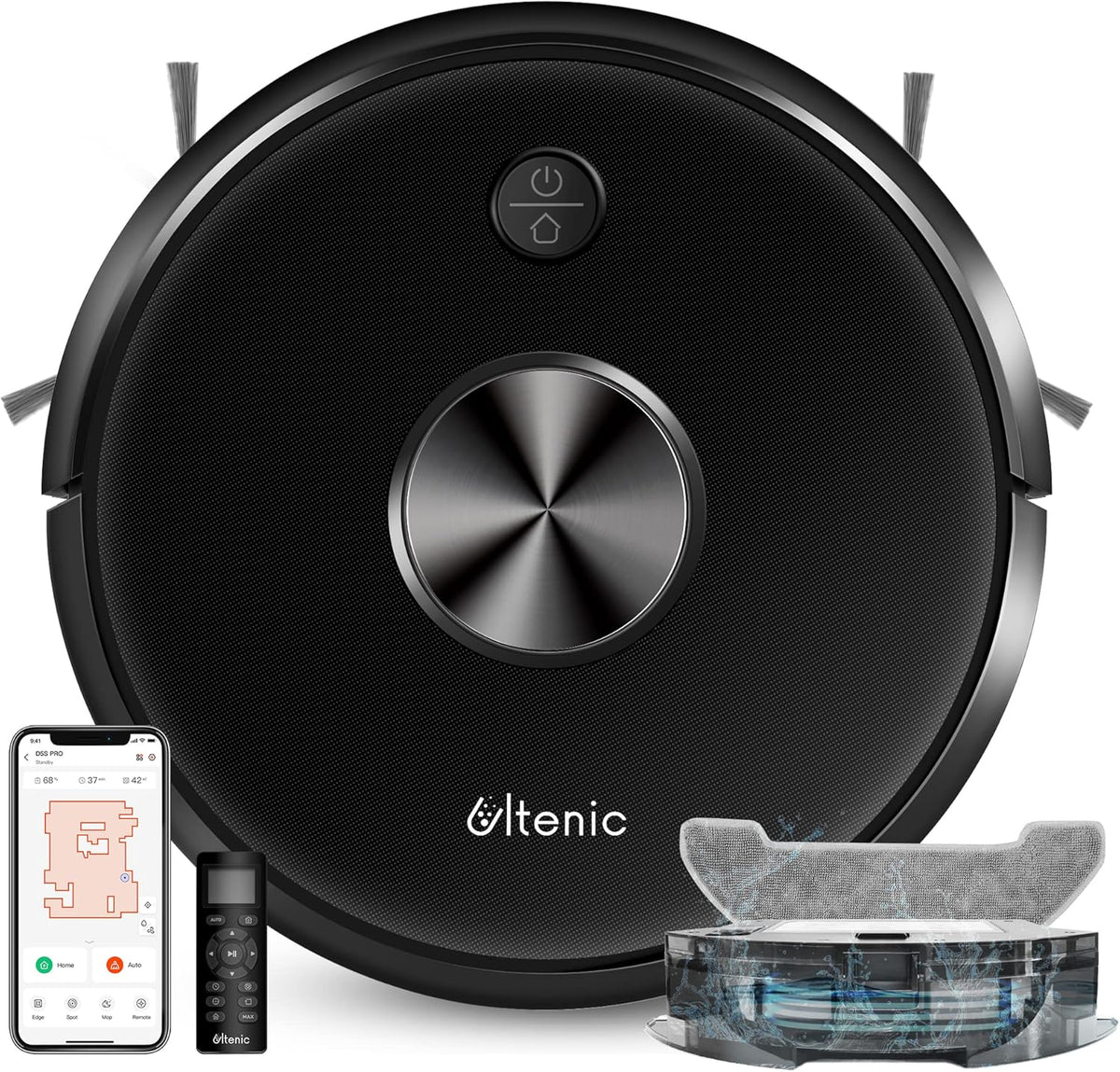Robot Vacuum Cleaner and Mop, 3000Pa Suction, 150Mins Runtime M234706