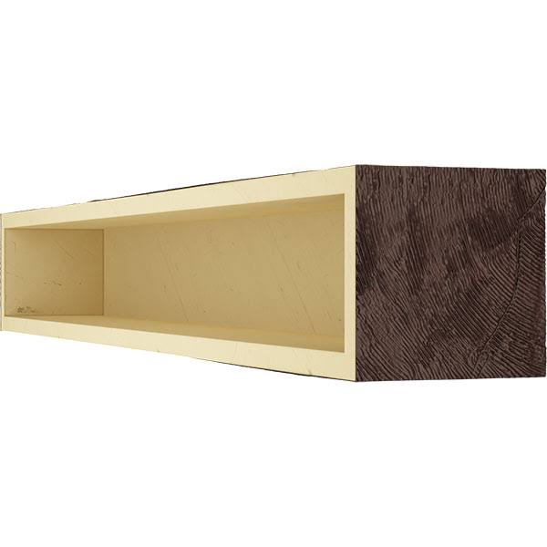 Hand Hewn Faux Wood Fireplace Mantel L712823