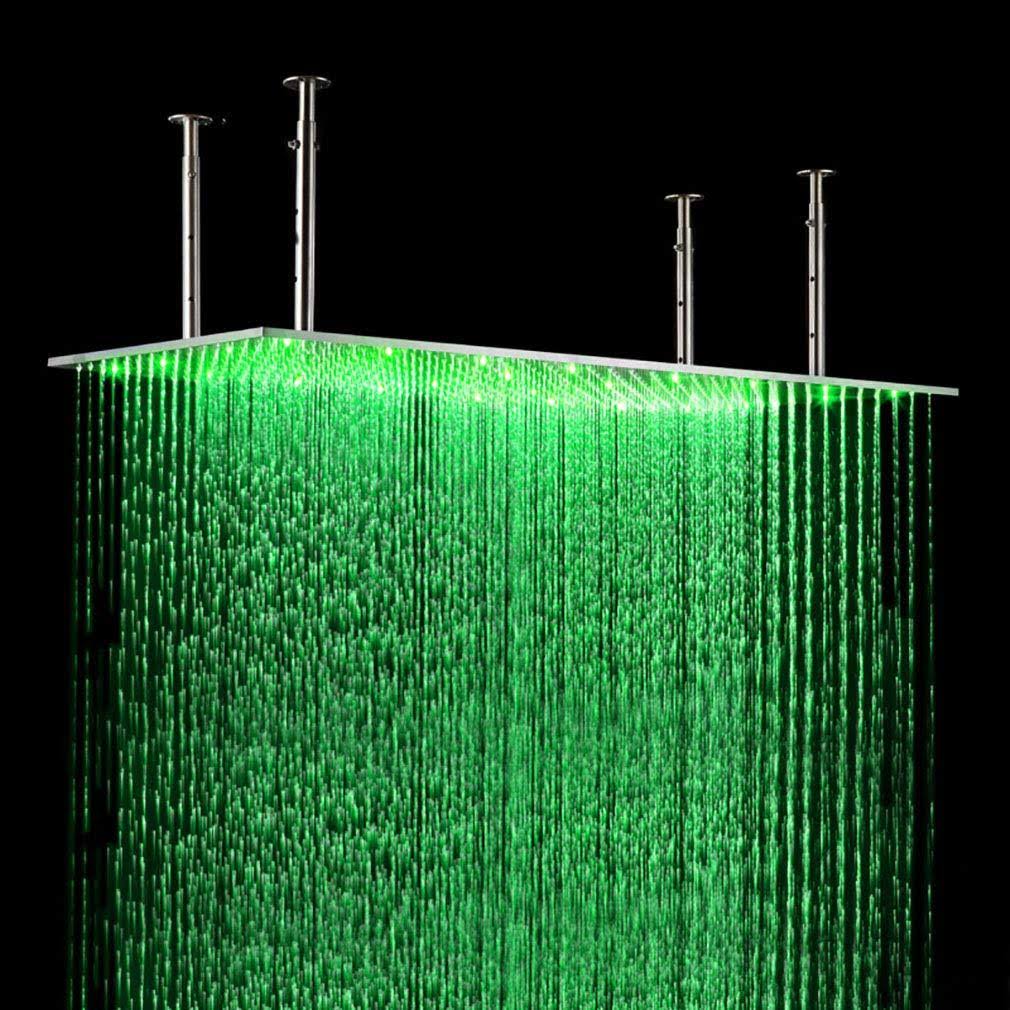 Rainfall LED Shower Set Double-Function Valve Brass Handheld Shower Oil Rubbed Bronze K25906