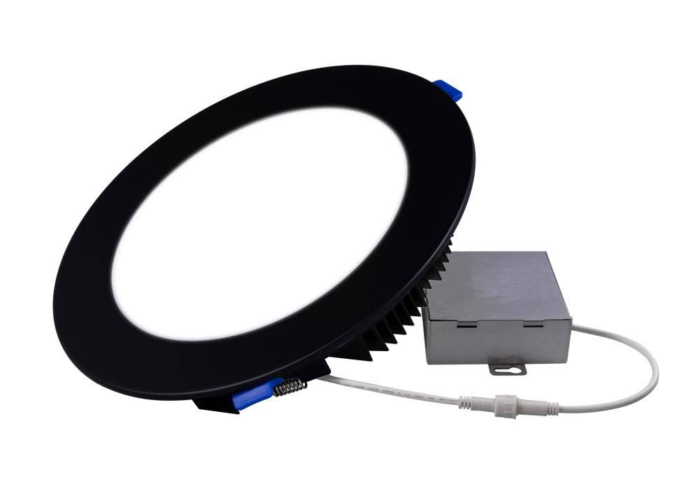 8 in. Round Black LED Downlight - 2700K Z807394