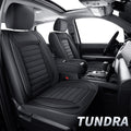 Black & Gray Water Proof Faux Leather Seat Covers Full Set C55124