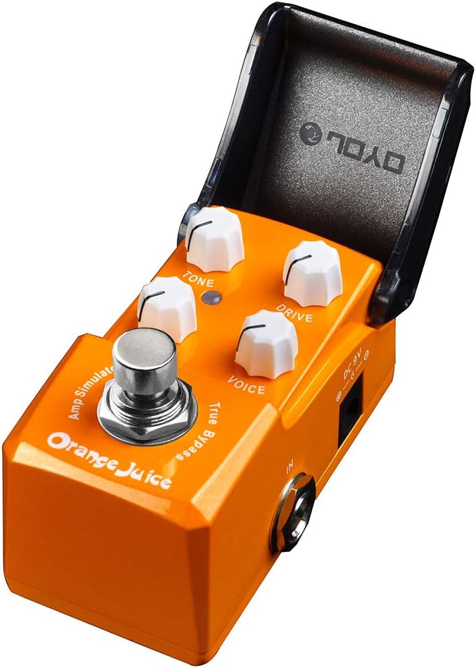 Orange Juice Guitar Amp Simulator Effects Mini Pedal, Pack of 2 T82781