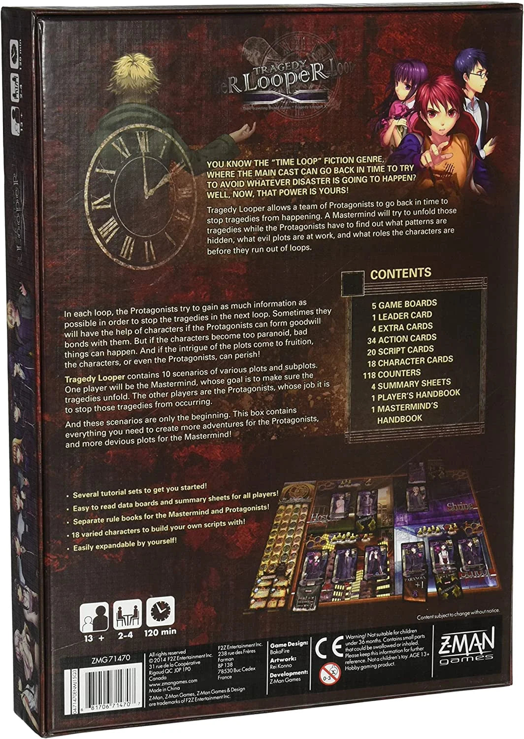 Tragedy Looper Board Game N465
