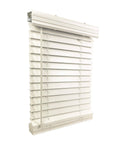 Cordless Faux Wood Blind 66.5 inch W x 60 inch H K1959