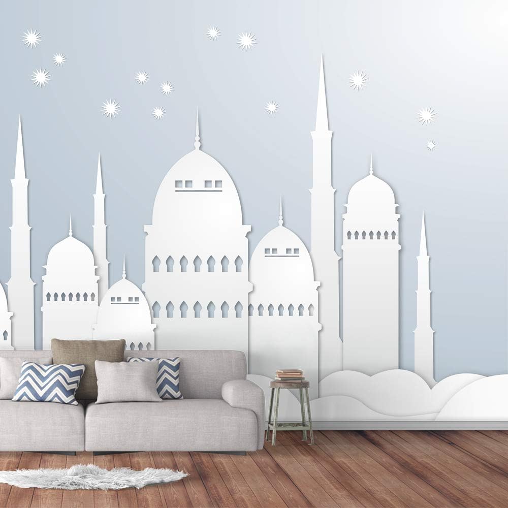 Dream Castle Large Removable Wallpaper Wall Stickers - 66x96 inches I957