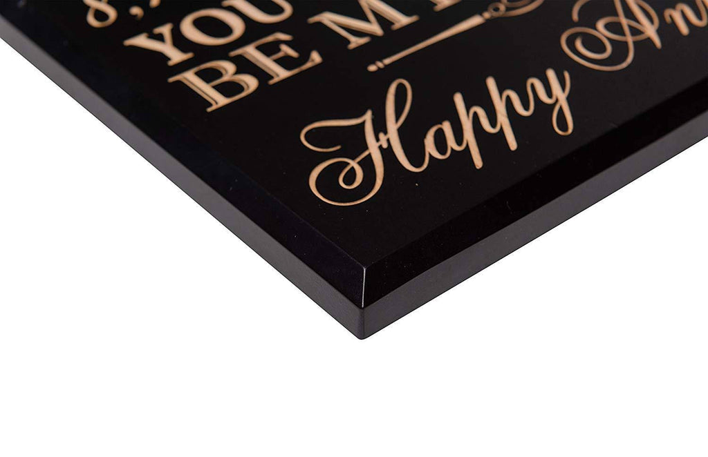 Black Wall Plaque W107002