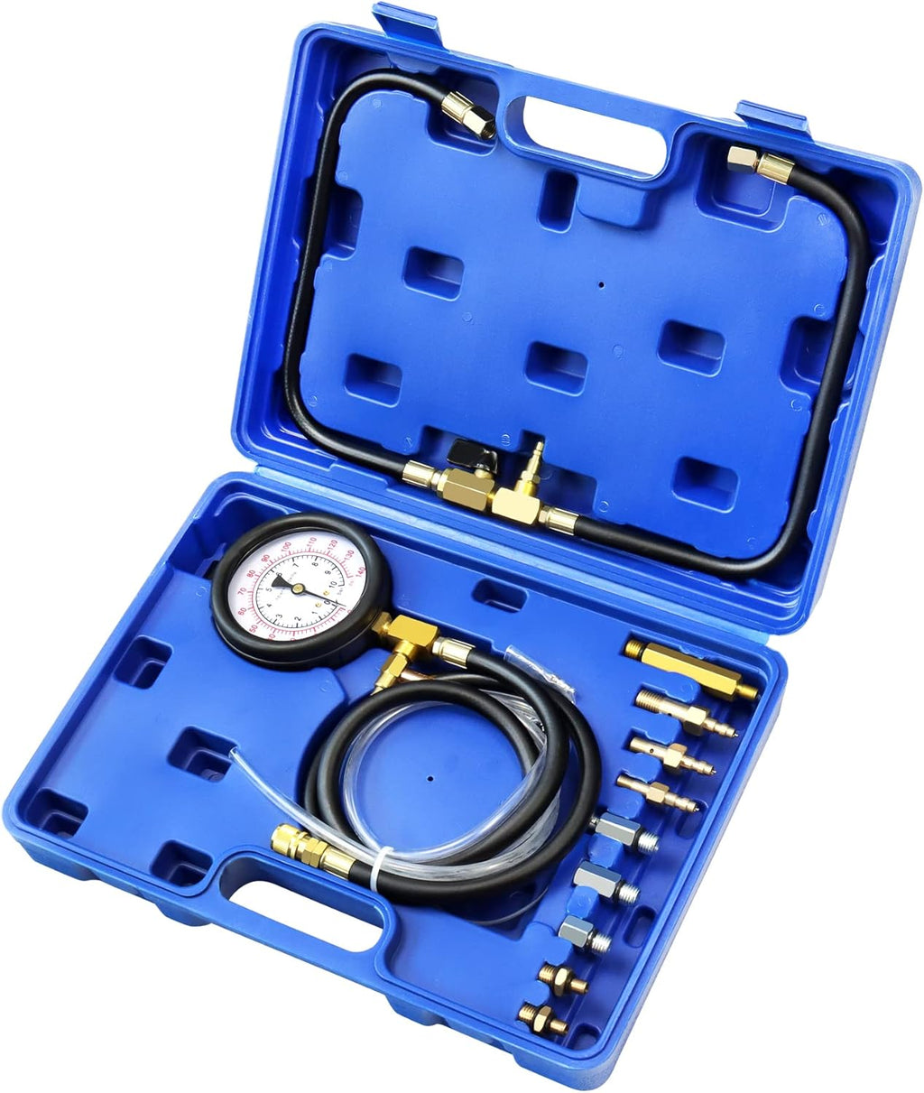 Universal Gas Fuel Injection Pressure Tester Gauge Tool Set J269226