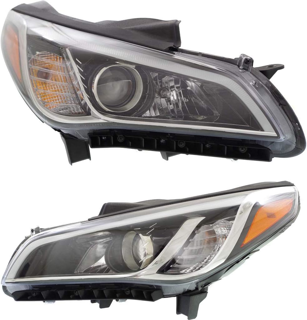 Driver Side Halogen Headlight for Hyundai Sonata 2015 2016 2017 E3912