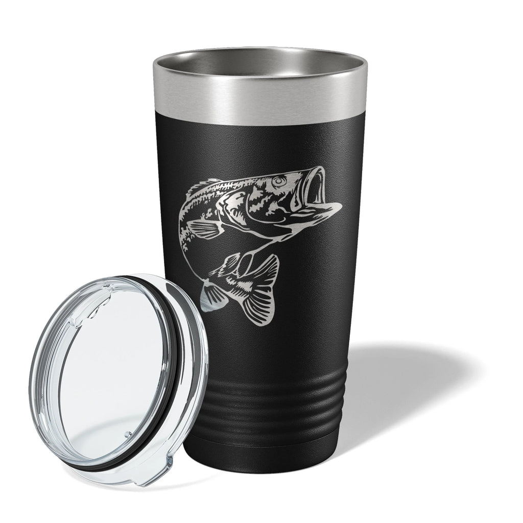 20 oz Insulated Black Travel Mug J555