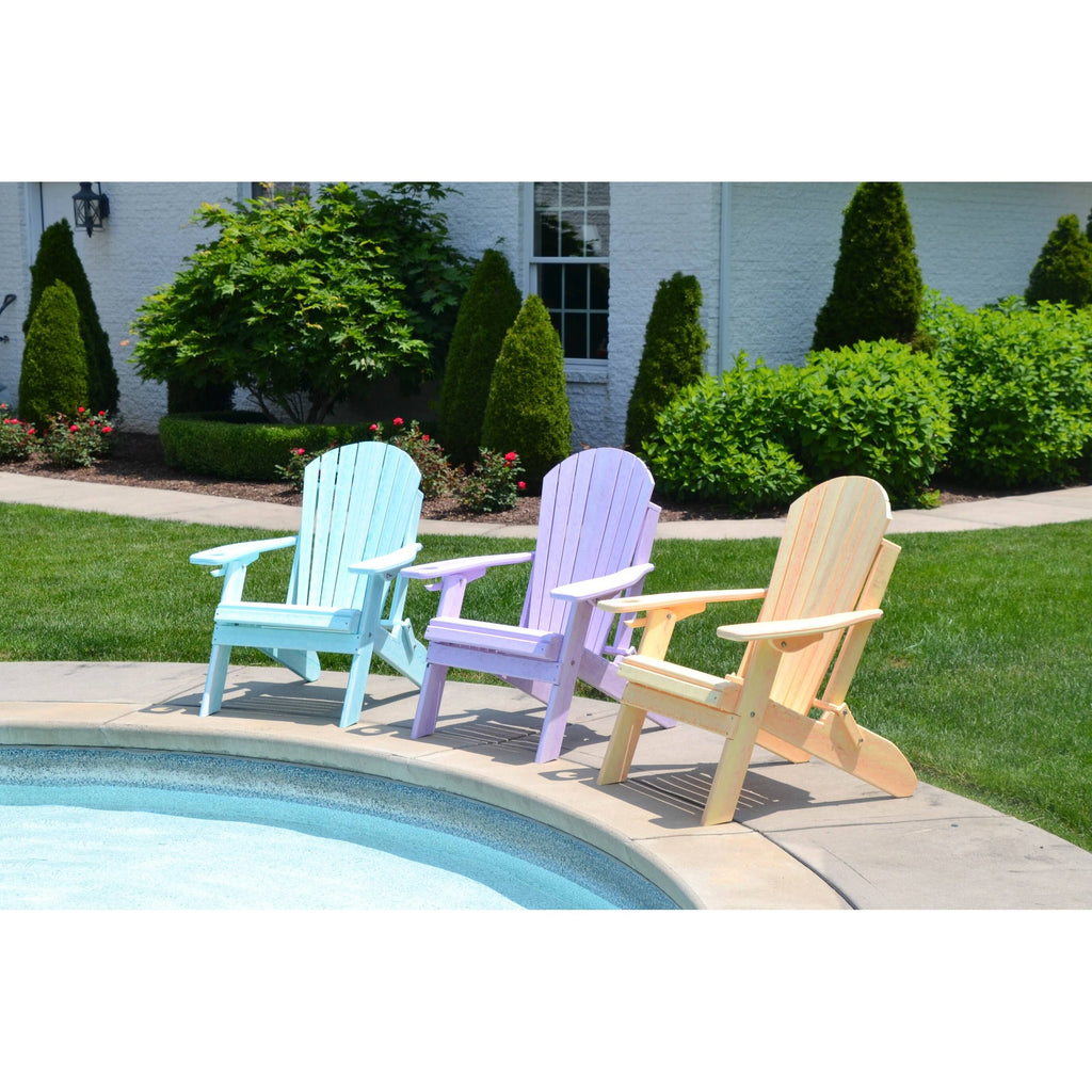White Folding Adirondack Chair P9510
