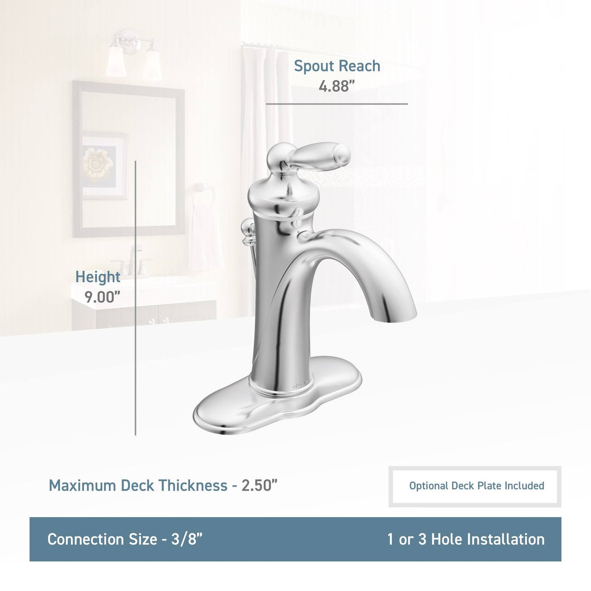 Bathroom Faucet Brushed Nickel R204623