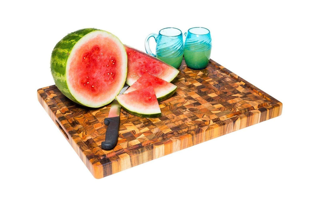 Teak Cutting Board with Juice Canal O541