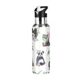 20 oz Insulated Stainless Steel Water Bottle with Straw Lid I612606