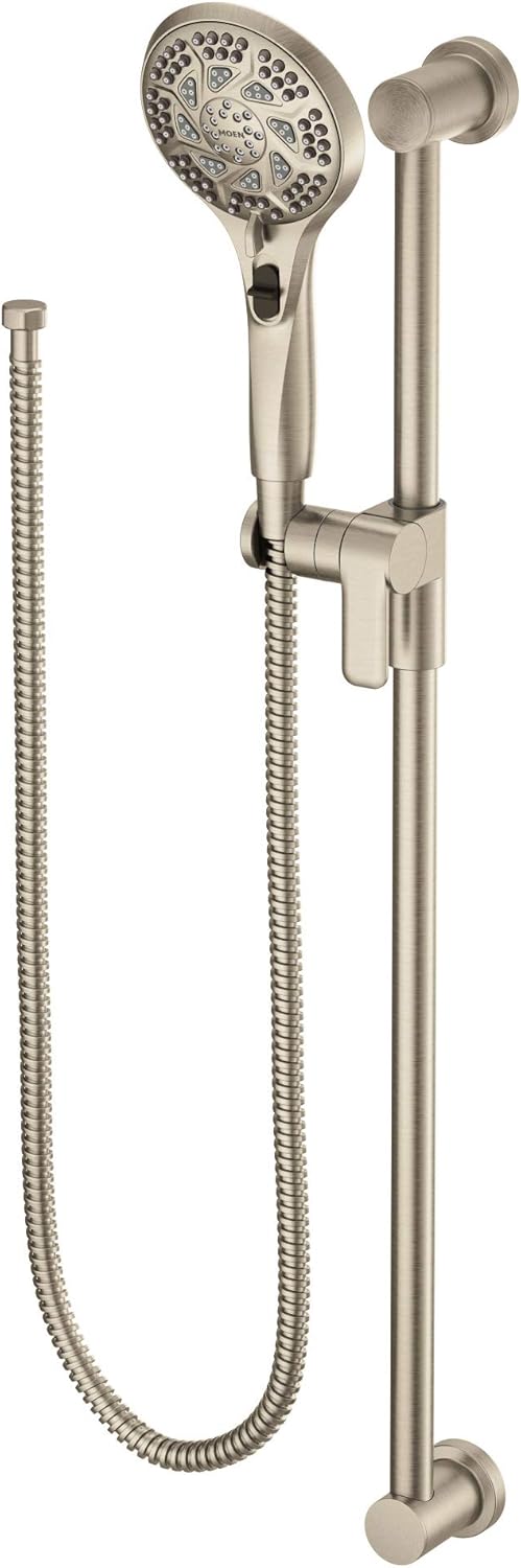 Chrome 5-Function Handshower with Slide Bar and Hose G66640