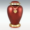 Large Cardinal Brass Cremation Urn M764