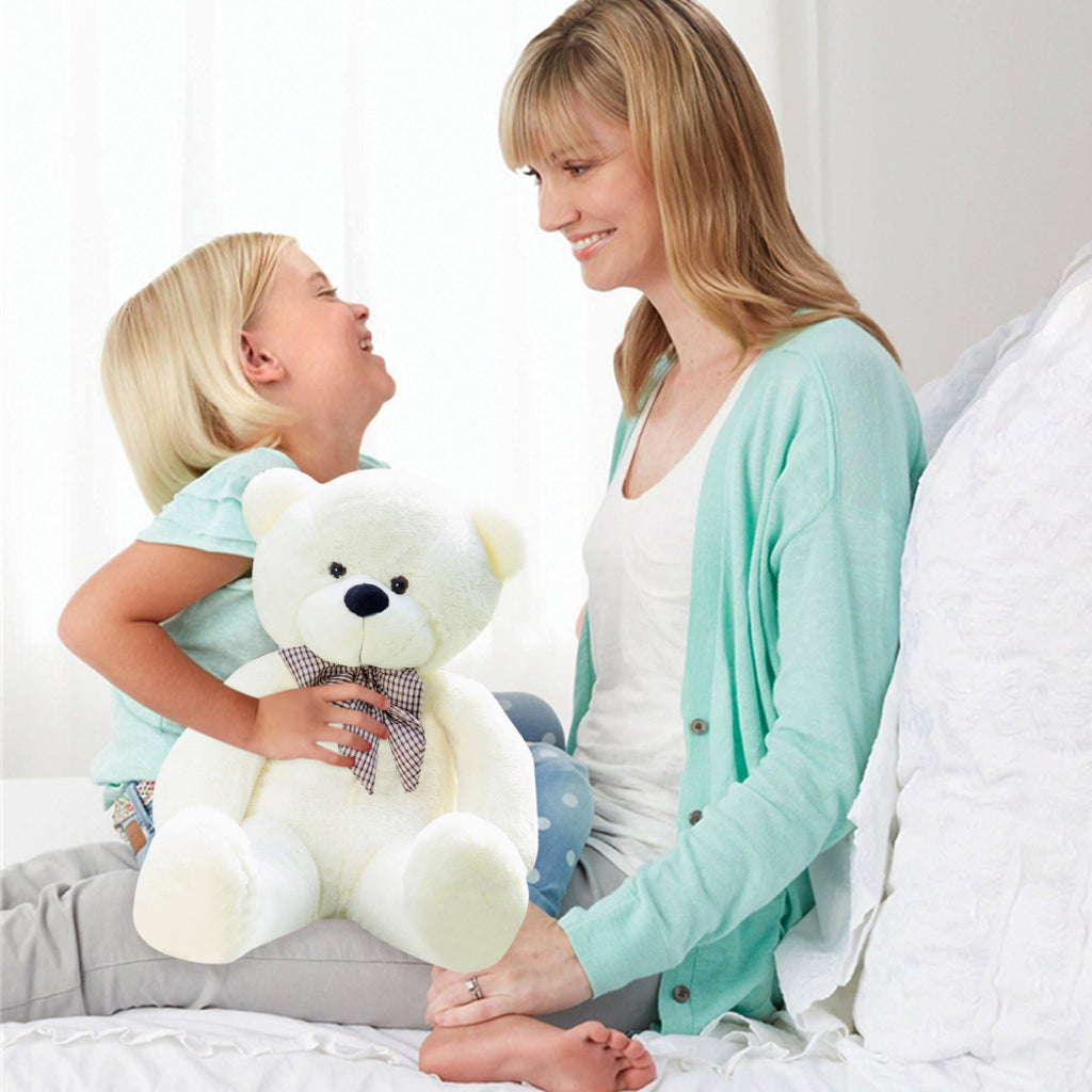 White 40CM Plush Teddy Bear Q417424