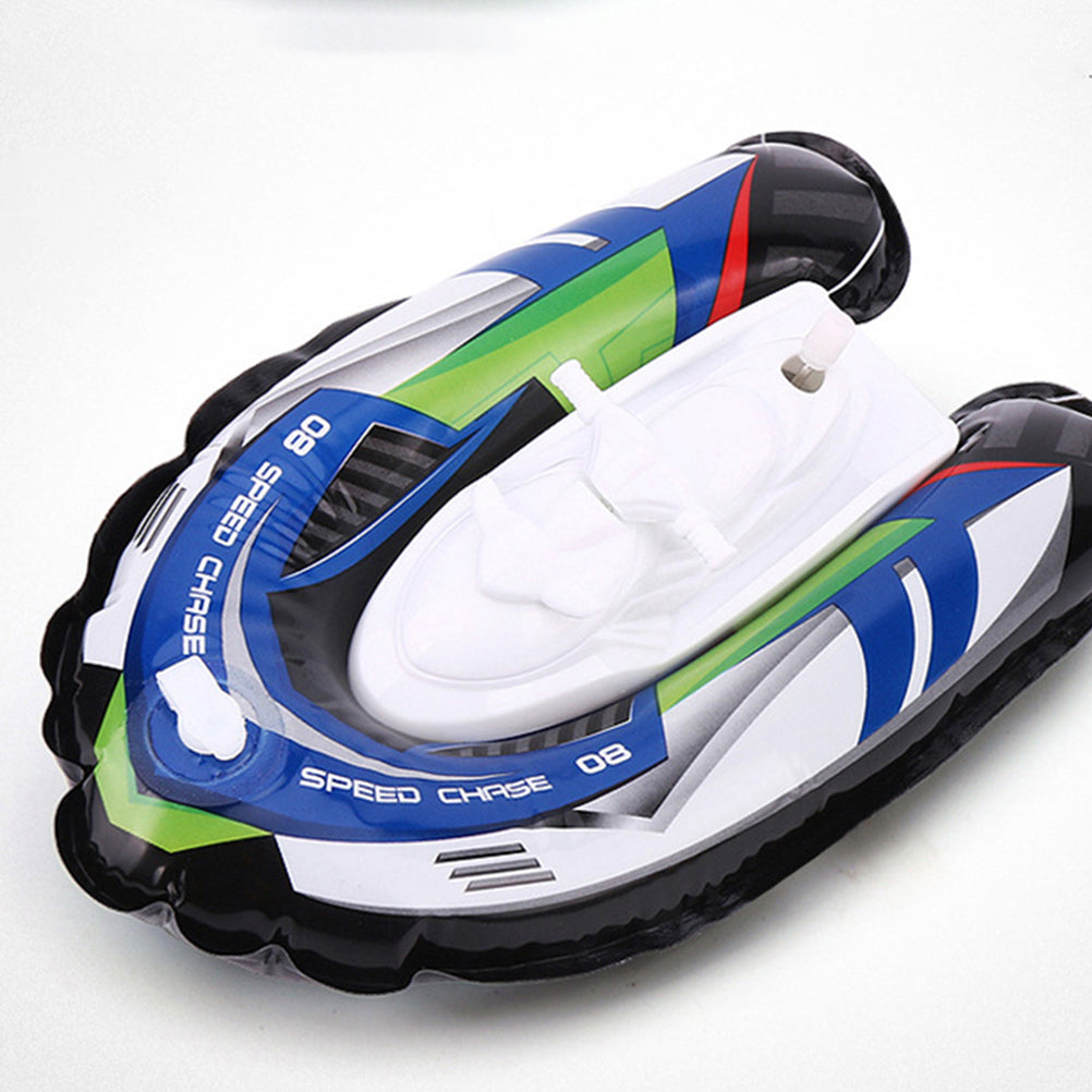 Inflatable Jet Ski Infant Toys Tub Motor Boat Baby Toddler 3 Pcs U192